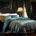 Jacquard weave mulberry silk bedding set